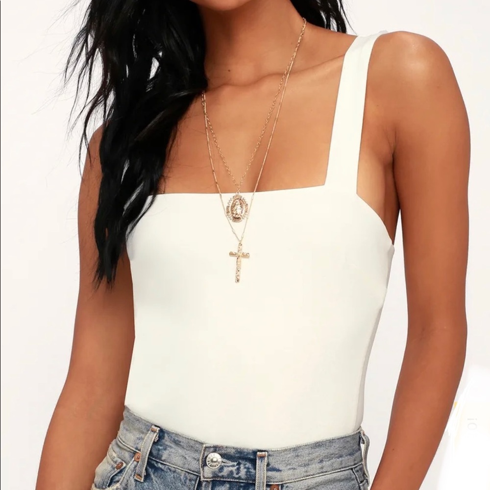 Lulus Symbolize Sleeveless Bodysuit